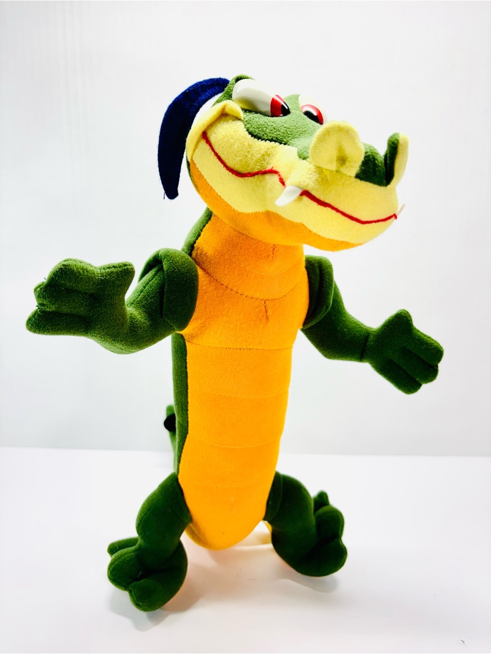 Disneyland Robin Hood Captain Crocodile 13.5" Plush Stuffed Vintage 1990’s Rare